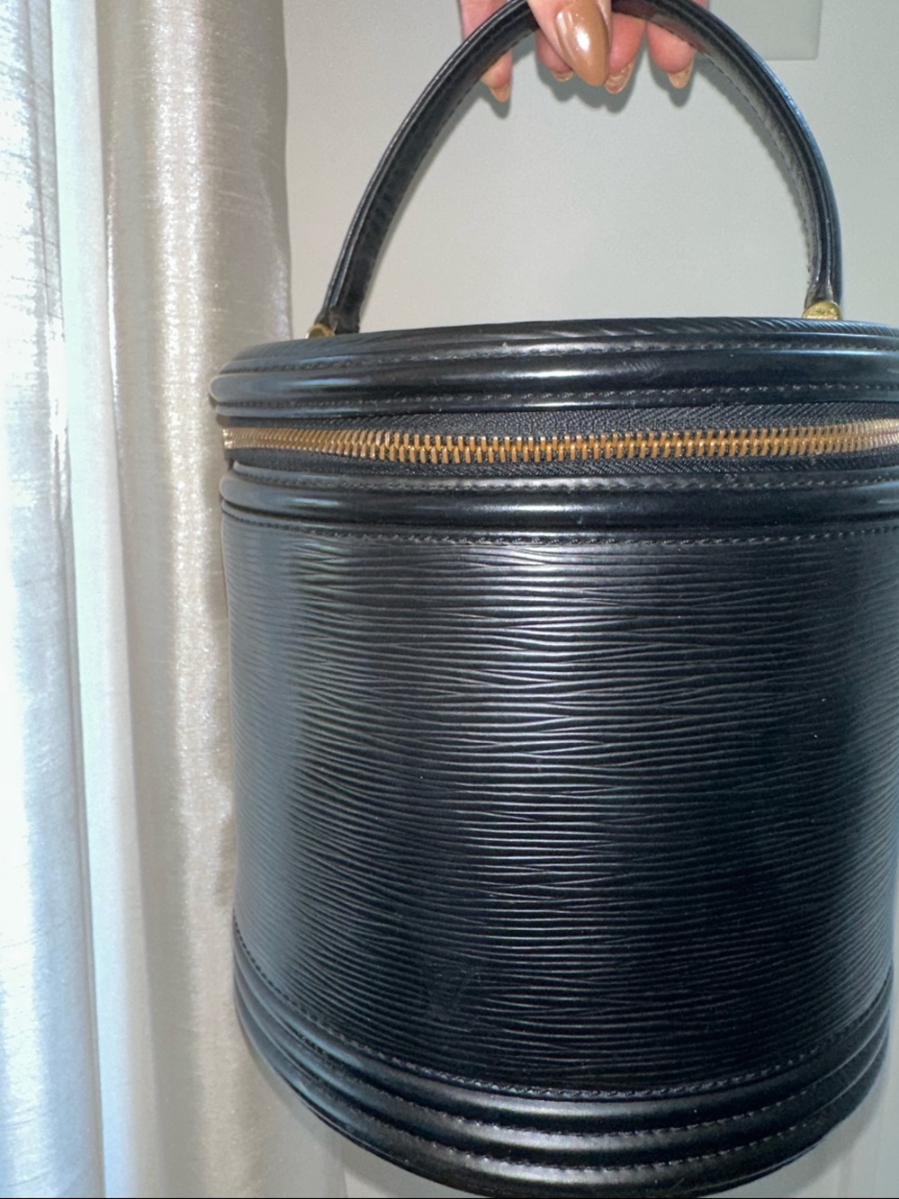Louis Vuitton Black Epi Leather Cannes bag